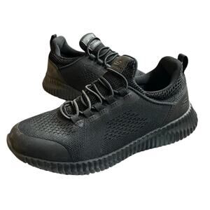 Skechers Work Cessnock Carrboro Womens Shoes US6 Black Slip Resistant EH Safe
